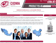Tablet Screenshot of cidma.net